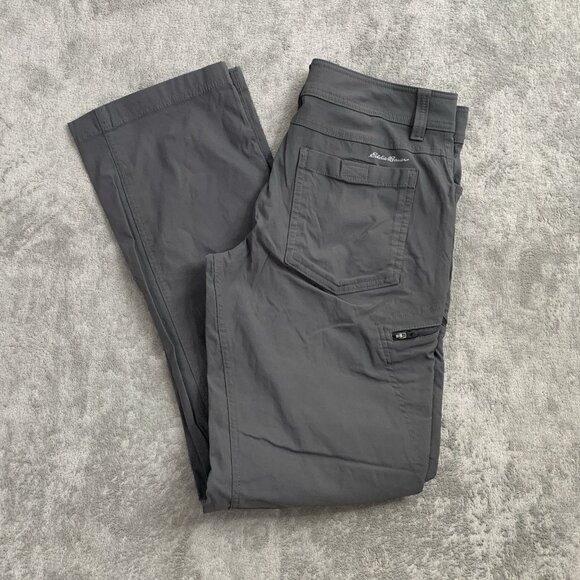 Eddie Bauer First Ascent Guide Pro Pants Mens 30x31” Gray Hiking Cargo Outdoor - Picture 1 of 15